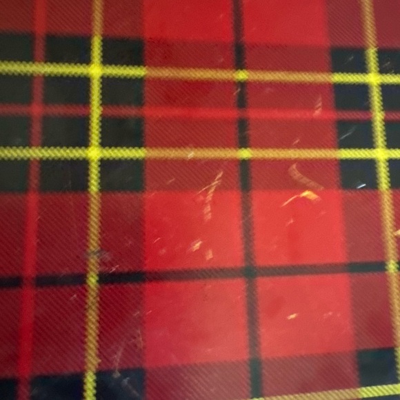 Vtg 1960s Red Plaid Metal Lunch Box - Aladdin/Thermos Co. Retro Americana Decor - Picture 5 of 8